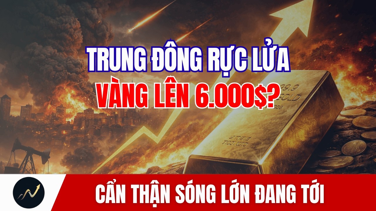 Chiến Sự Israel – Iran Bùng Nổ: Giá Vàng Liệu Có Phá Mốc 6.000 USD?