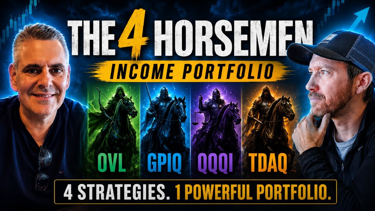 The Four Horsemen ETF Portfolio: QQQI, TDAQ, OVL & GPIQ for Retirement Income
