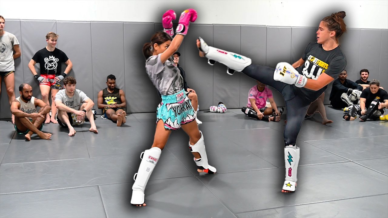 Full Muay Thai Sparring | Saenchai & Duangdawnoi Throw Down at Stout PHG, Team Renzo Gracie Gym