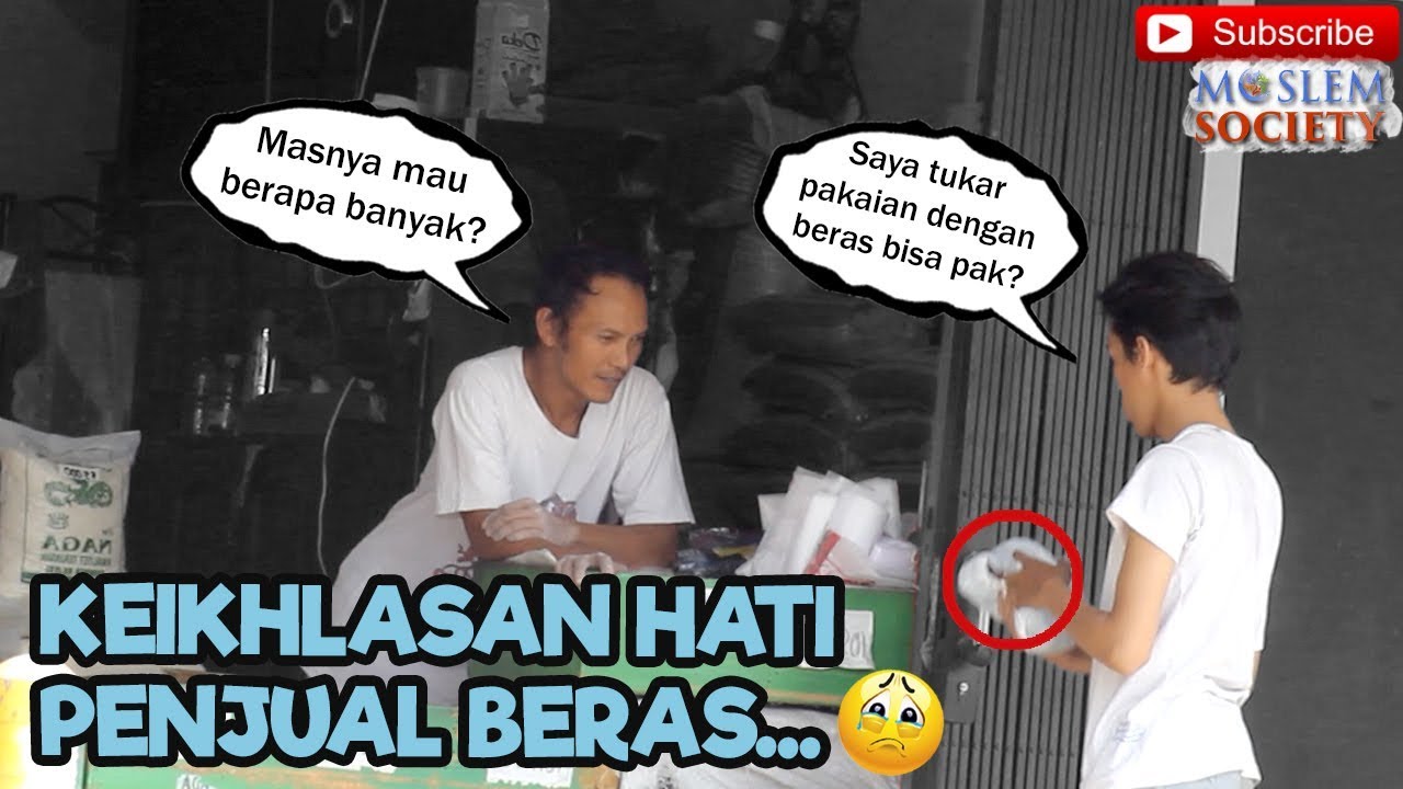 SOCIAL EXPERIMENT | GEMBEL MENUKAR PAKAIAN BEKAS DENGAN BERAS