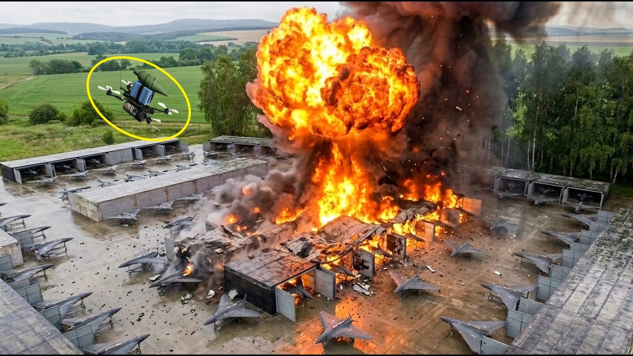 Ukrainian Drones STRIKE Russia's Secret Drone Base Near the Frontline &mdash; Then THIS Happened...
