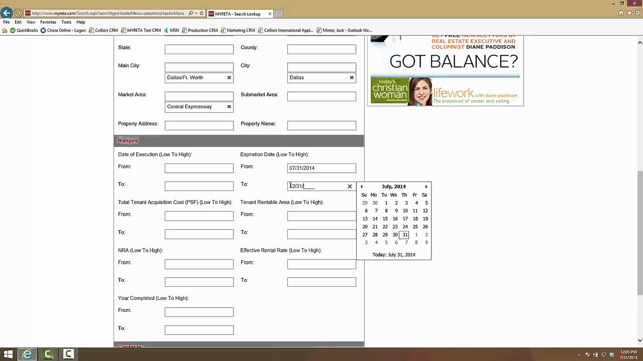 How to look up lease comps