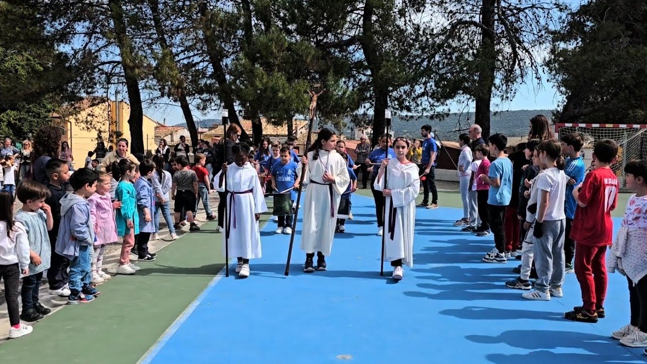 II Procesión Infantil. CEIP La Isabela (SACEDÓN, Guadalajara). Semana Santa 2025