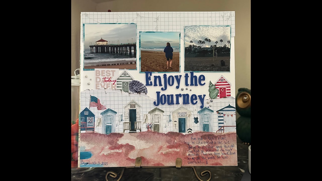 Making Hamburger Vegetable Soup for Souptober and Scrapbooking Sketch 3 of #30DSS19