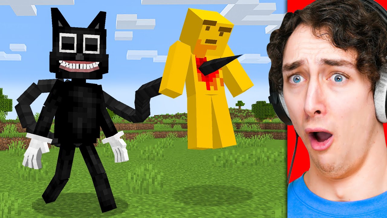 Использую CARTOON CAT, чтобы обмануть друзей в Minecraft