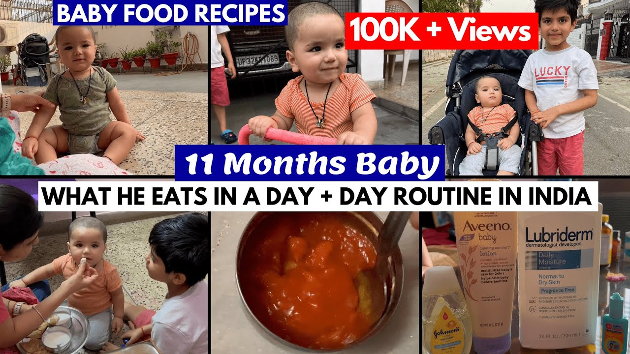 What My 11 Months Old Baby Eat in a Day &Full Day Routine~Indian Weight Gain Recipes~Real Homemaking