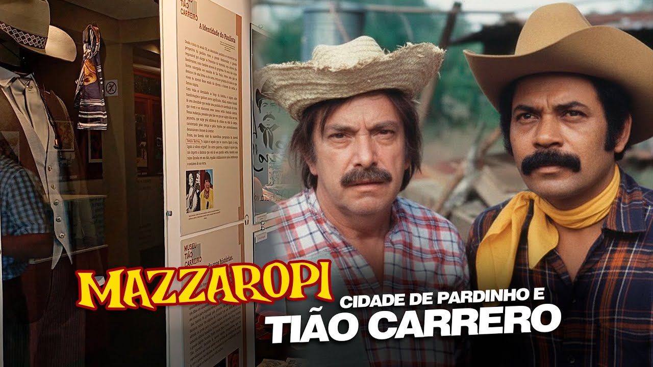 Conheça o Museu Tião Carrero, Cidade de Pardinho | Tião Carrero e Mazzaropi | Filme Sertão em Festa