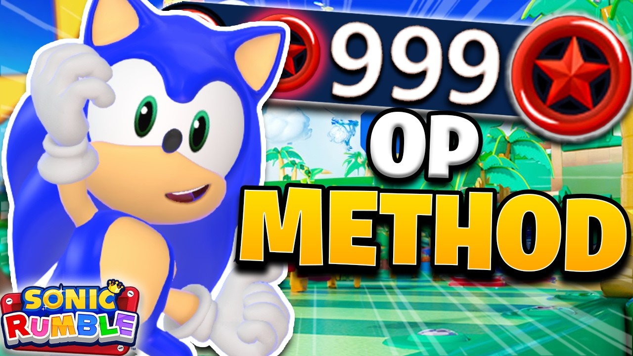 The BEST WAY to Get FREE Red Star Rings in Sonic Rumble!
