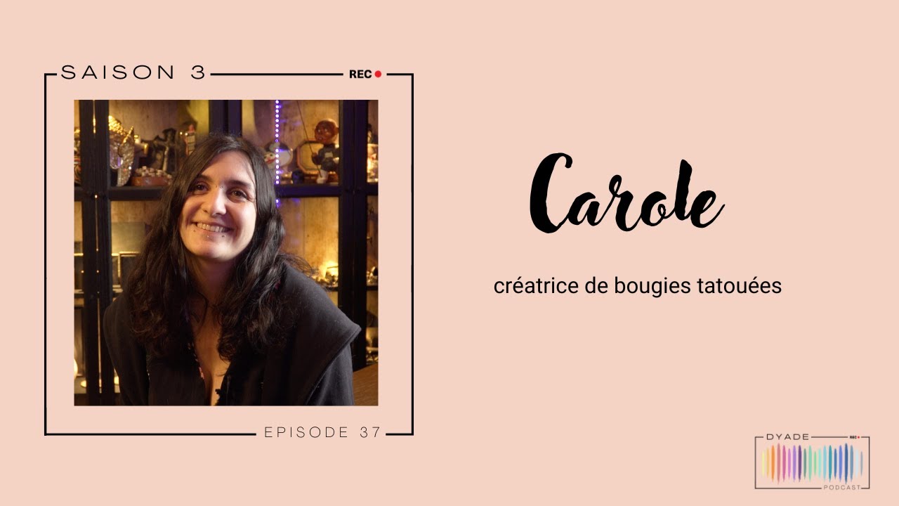 Carole :  créatrice de bougies tatouées