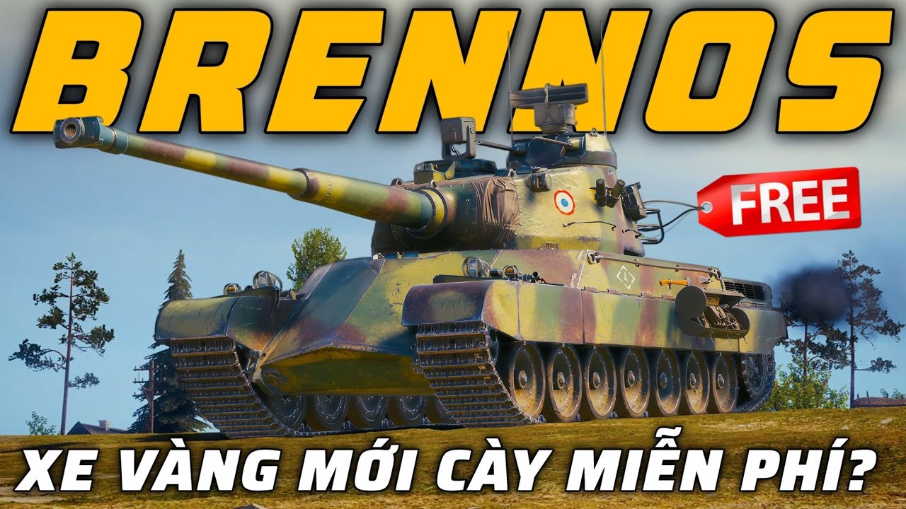 Brennos: Xe tăng v&agrave;ng miễn ph&iacute; kỷ niệm 15 năm World of Tanks