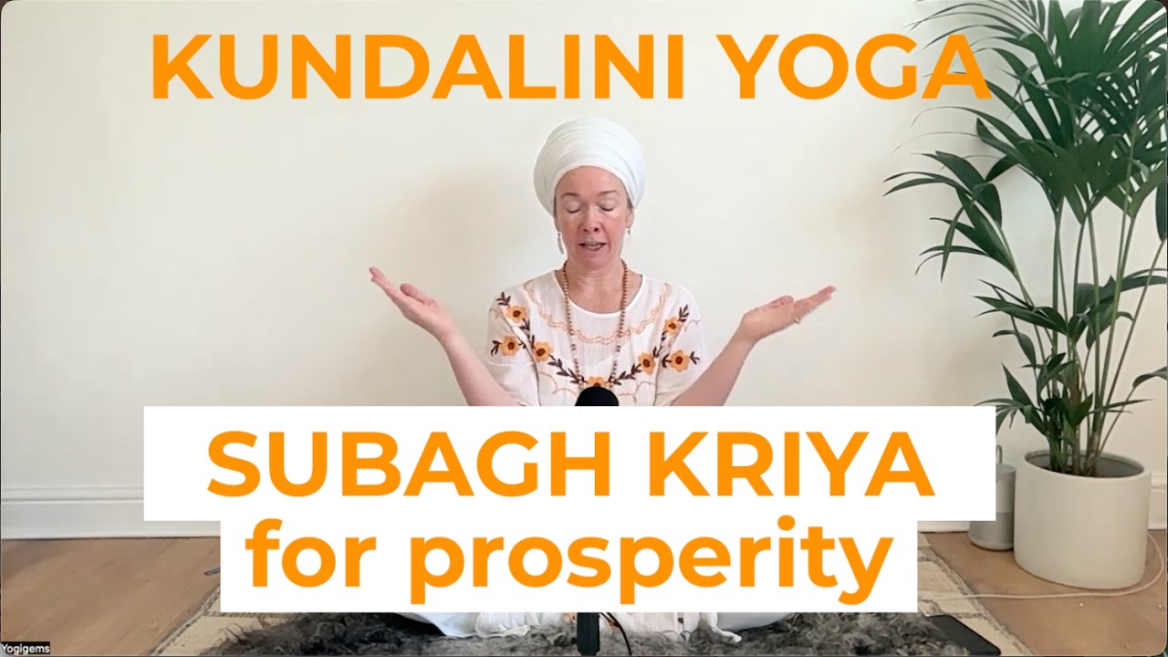 15-minutowa kundalini joga Subagh Kriya | 40 dni obfitości | Yogigems