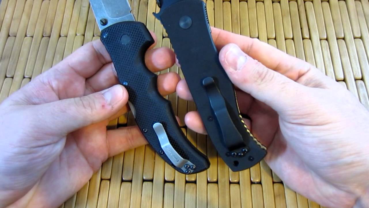 Emerson Super CQC-7 против Cold Steel Recon 1 Tanto
