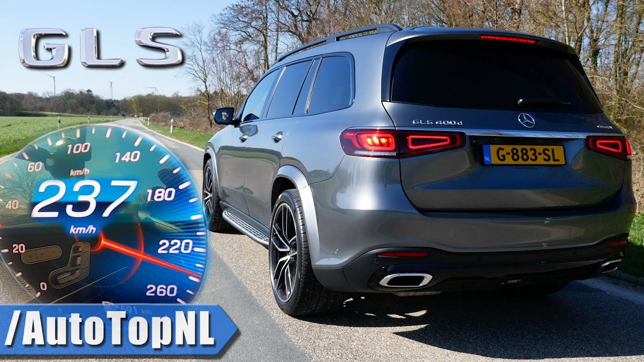 Mercedes-Benz GLS 400d ACCELERATION & TOP SPEED by AutoTopNL