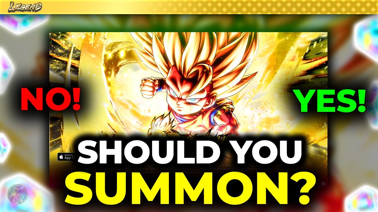 New LEGEND SSJ3 Goku (Mini)! Should You Summon? (Dragon Ball Legends)