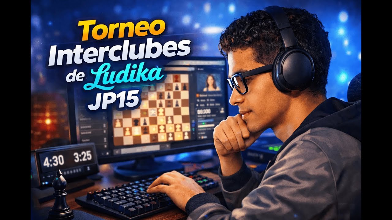 TORNEO AJEDREZ INTERCLUBES LUDIKA - BLITZ 4+2 TODOS LOS NIVELES #chess #ajedrez
