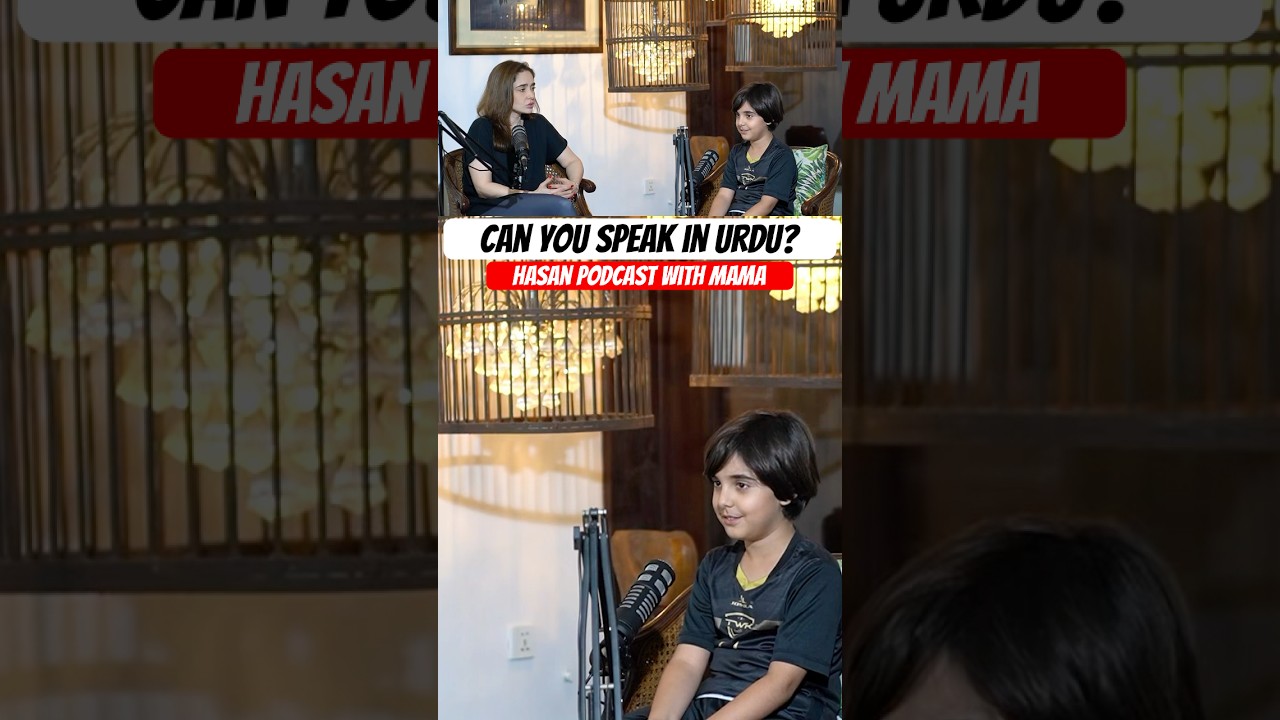 Why don&rsquo;t we teach Urdu to our Kids? 👀 #juggankazim