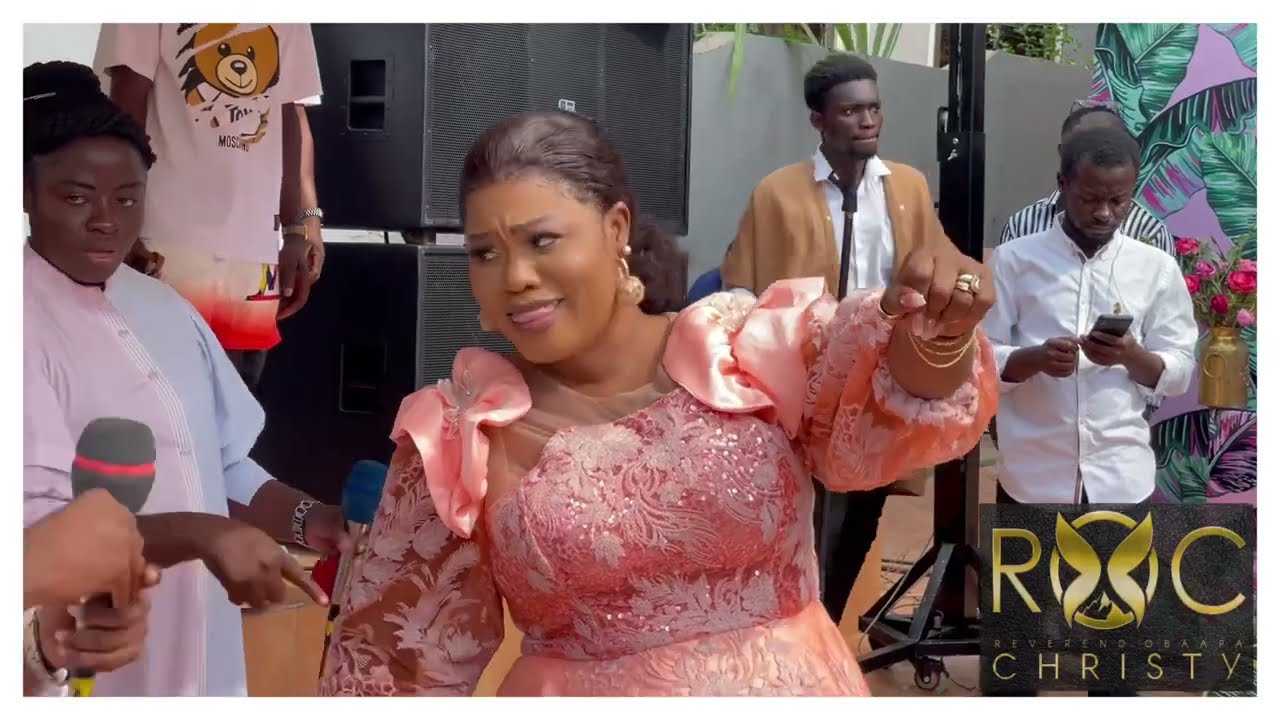 TRACEY BOAKYE’S WEDDING-Fantastic performance by Obaapa christy