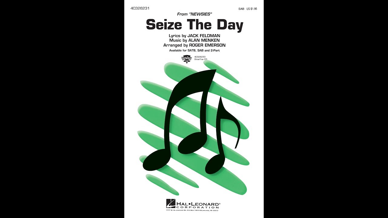 Seize the Day (from Newsies) | SAB Choir | Arr. Roger Emerson
