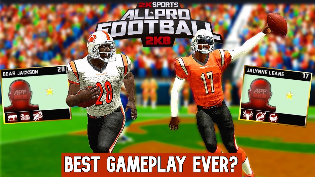 I Played All Pro Football 2k8 For the FIRST Time and the Gameplay MIGHT be Peak...