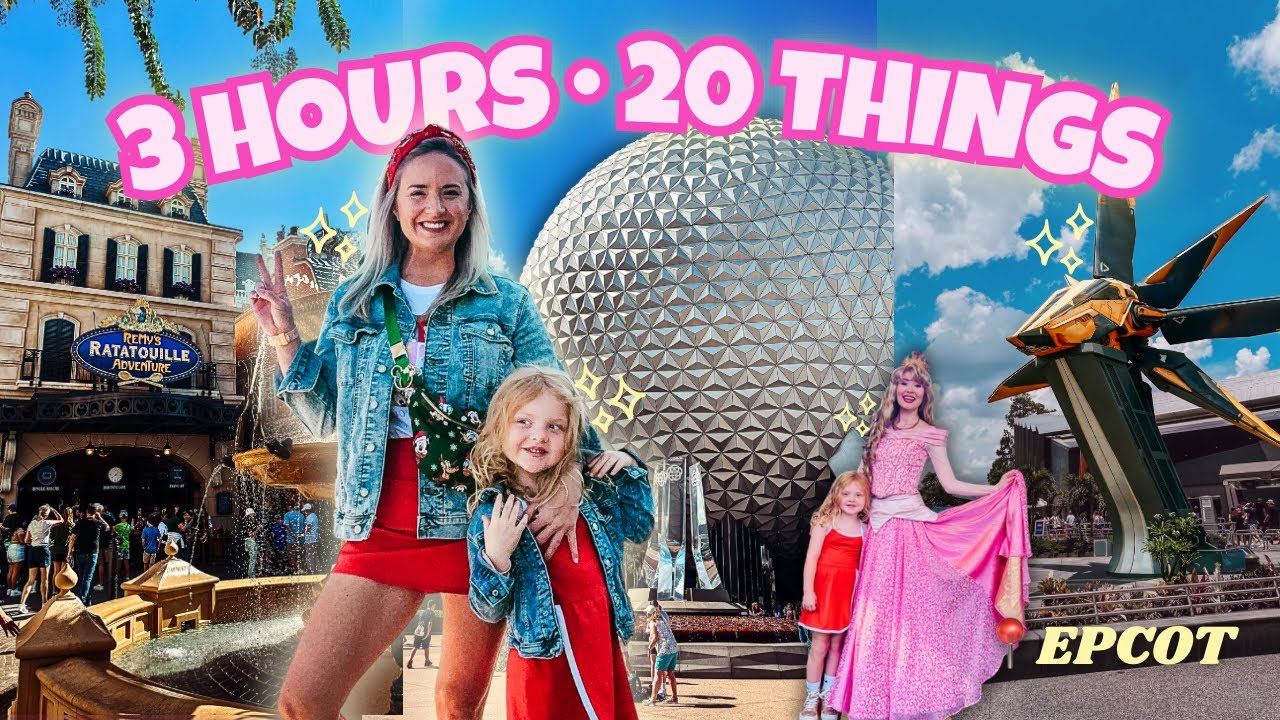 3-часовой челлендж EPCOT! Успеем ли мы успеть 20 дел до истечения времени?! ⏱✨