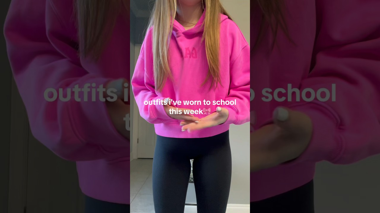 outfits i wore to school this week🎀