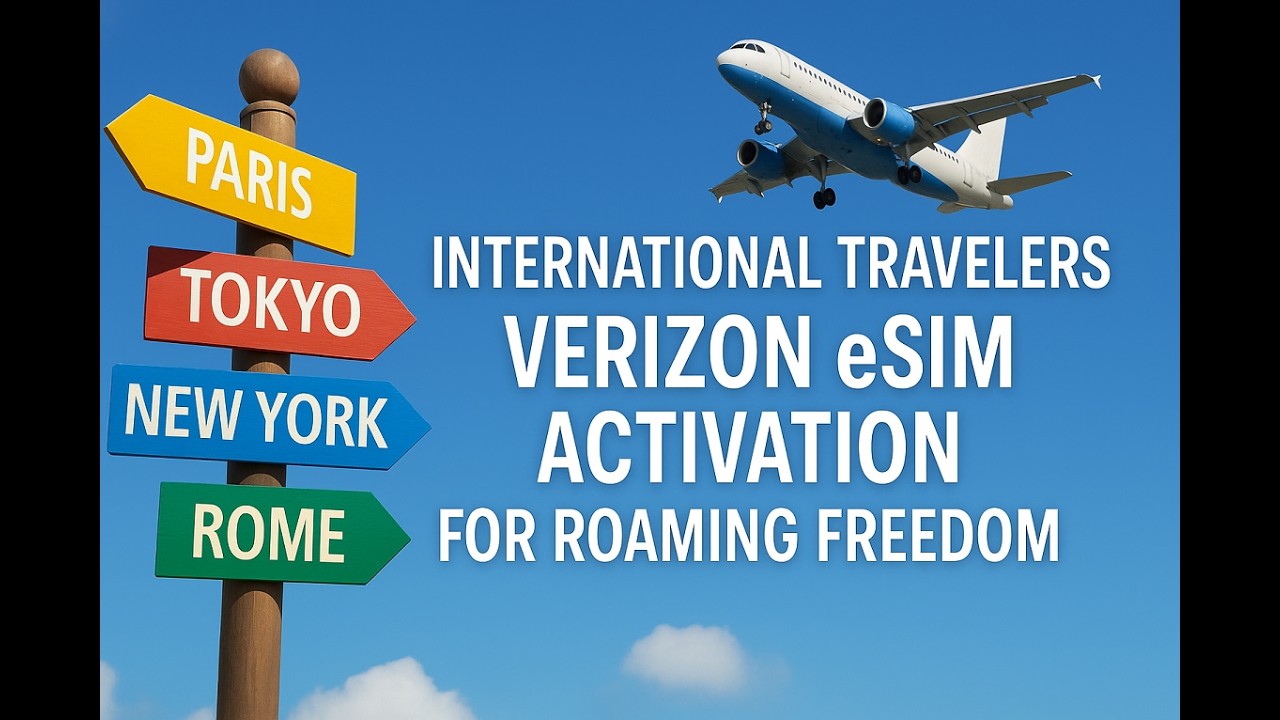 International Travelers - Verizon eSIM Activation for International Roaming