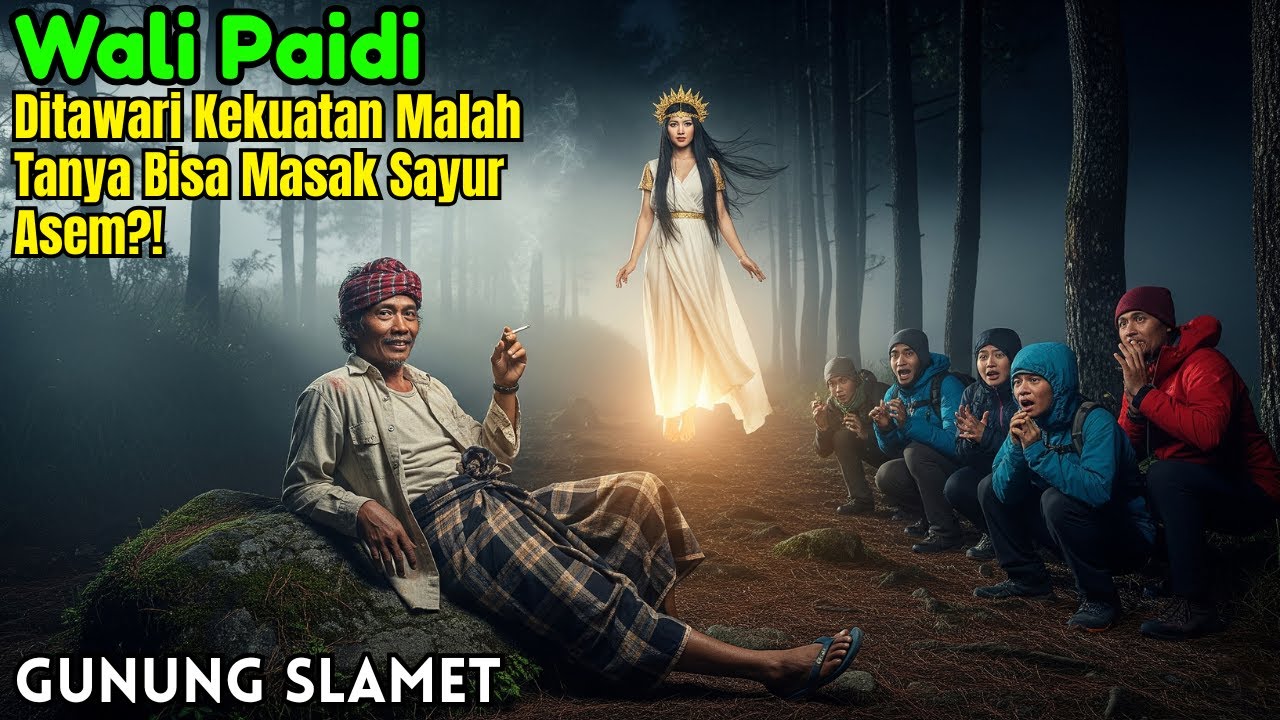 Peri Cantik Penjaga Gunung Slamet Menawarkan Kesaktian… Jawaban Wali Paidi Bikin Terkejut!