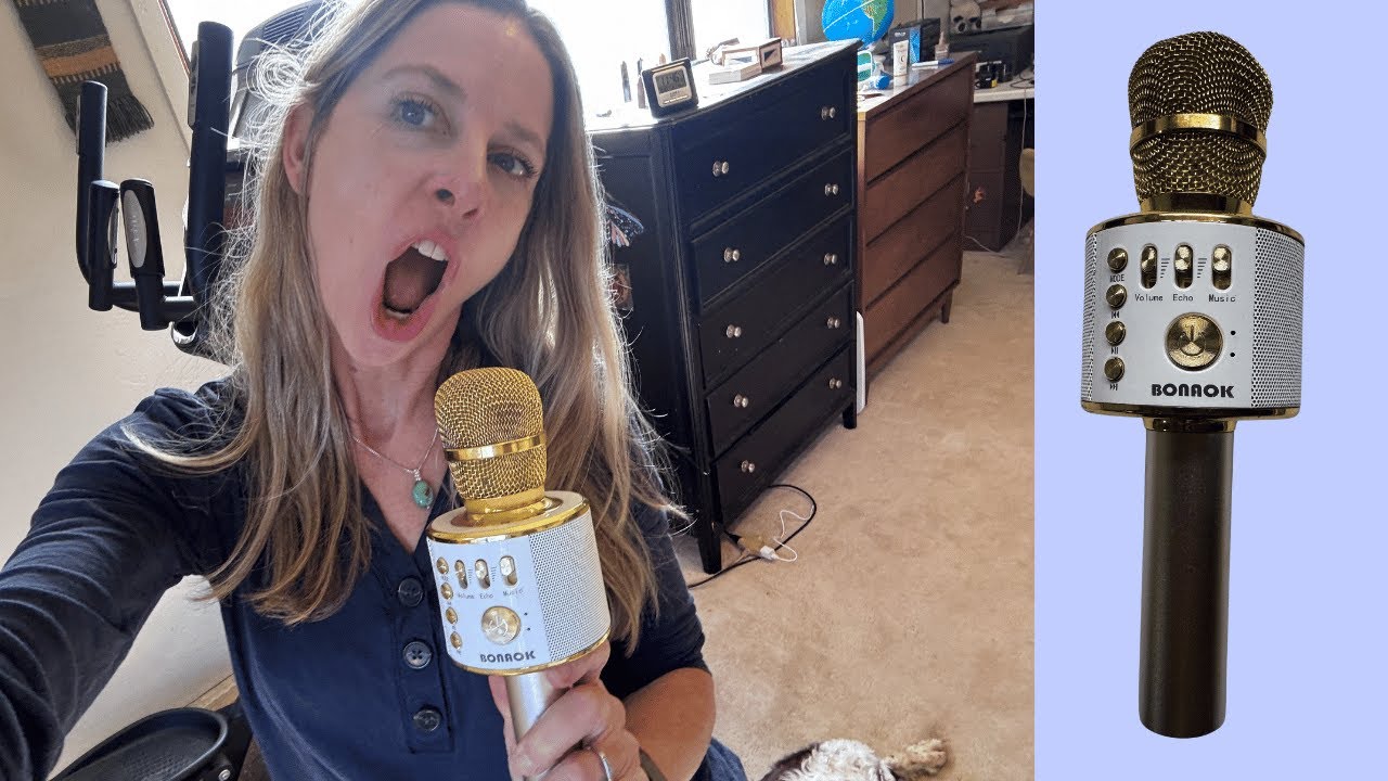 BONAOK Wireless Handheld Bluetooth Karaoke Microphone Review