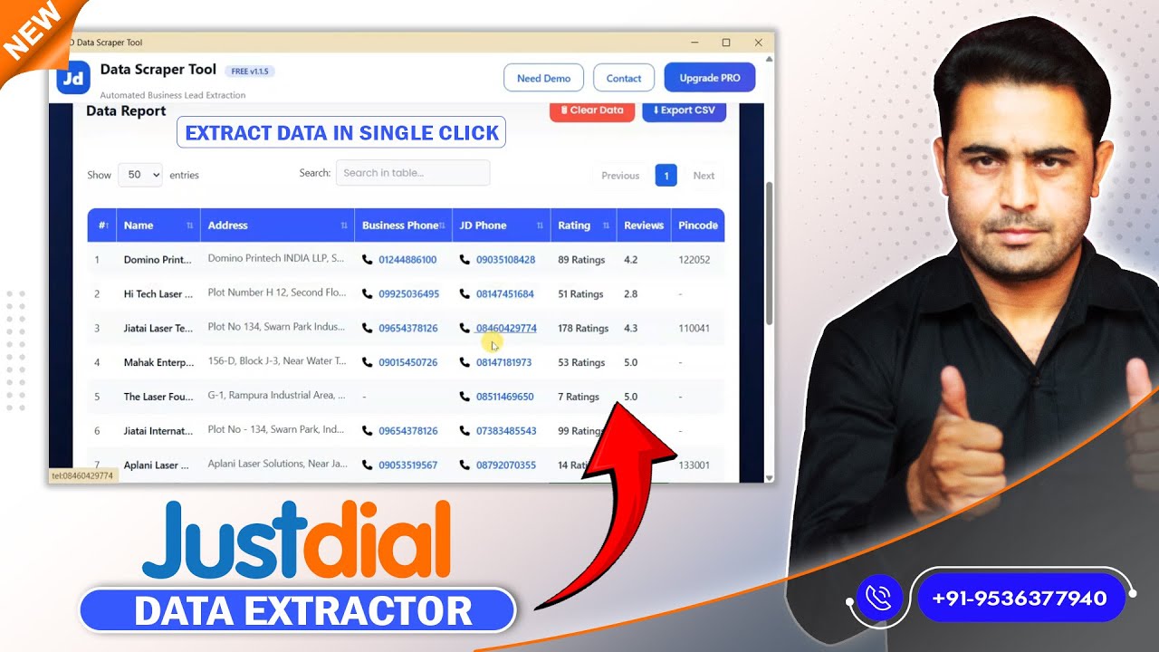 Just dial business extractor software free download just dial leads extractor JustDial Data Scrapper