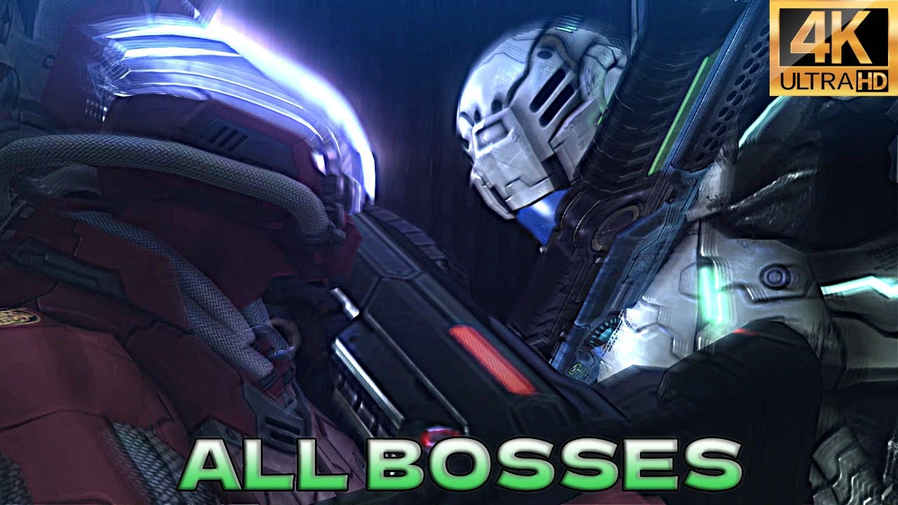 Vanquish - All Bosses With Cutscenes (4K UHD MAX SETTINGS) no commentary