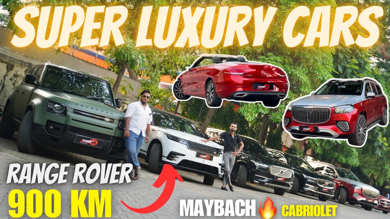 MS MOTOR INDIA SUPER LUXURY CARS🔥MAYBACH,RANGE ROVER,DEFENDER,VOLVO | Luxury cars in Kolkata