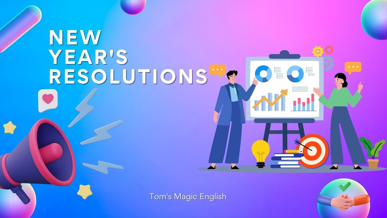New Year's Resolutions - advanced ESL created with AI! MUST SEE!