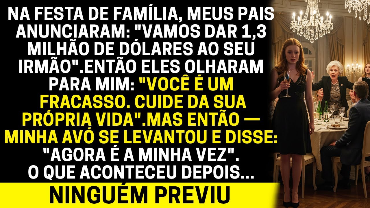 Ganhei desprezo enquanto meu irmão ganhou US$ 1,3 milhão — até que vovó Rose revelou um segredo
