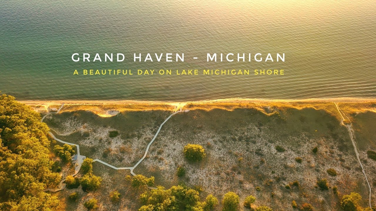 A beautiful day in Grand Haven Michigan - Mavic Pro (Travel Video)