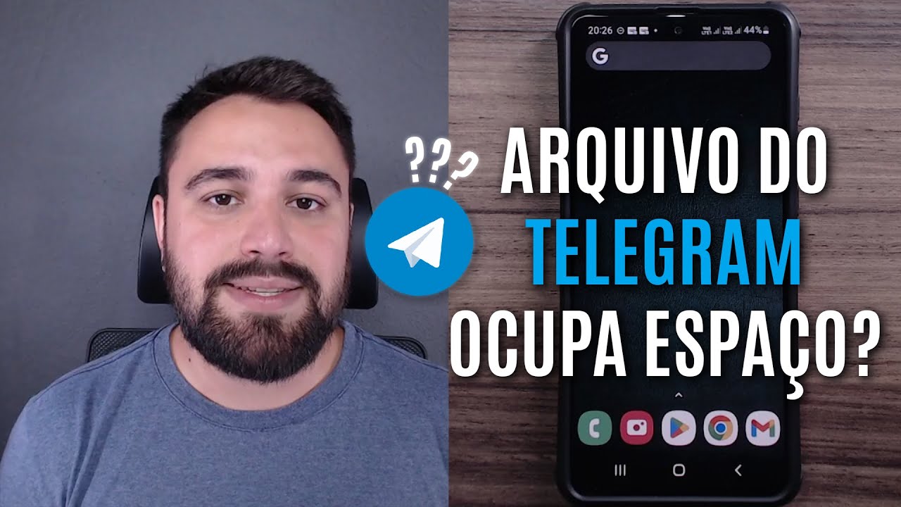 ARQUIVOS DO TELEGRAM OCUPAM ESPAÇO NA MEMÓRIA DO CELULAR?