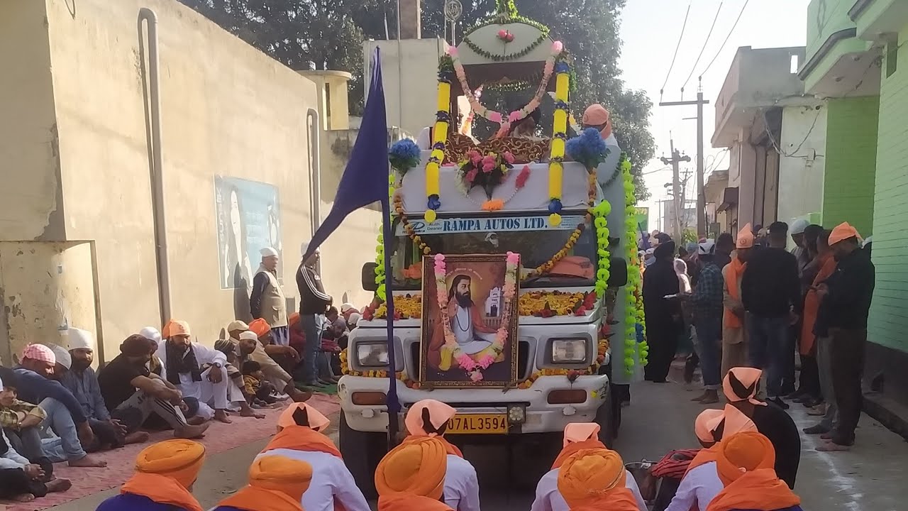 ਸਤਿਗੁਰੂ ਰਵਿਦਾਸ ਨਗਰ ਕੀਰਤਨ ਪਿੰਡ ਫੁਗਲਾਣਾ 🙏🌹🌹