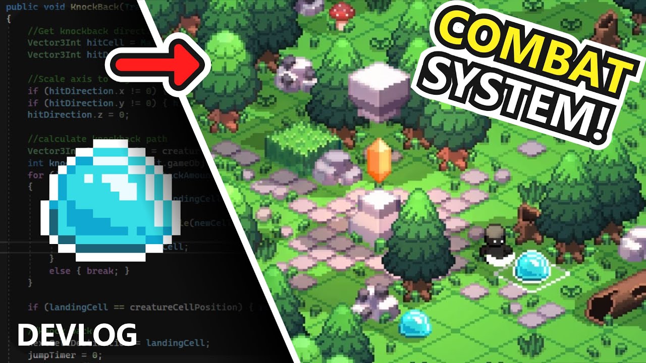 Adding a combat system to my indie game [DEVLOG]
