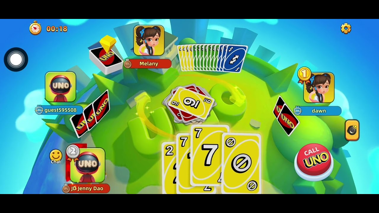 Uno Cards on the mobile 