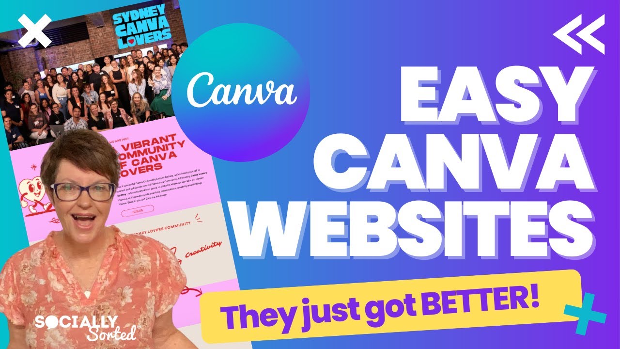 EASY Canva Websites | Free Website Builder 2025