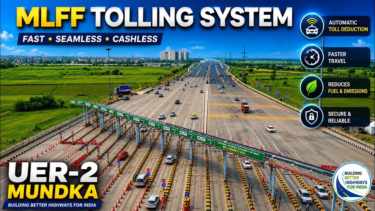 Barrier Free Tolling System | UER-2 Mundka Bakkarwala Toll Plaza