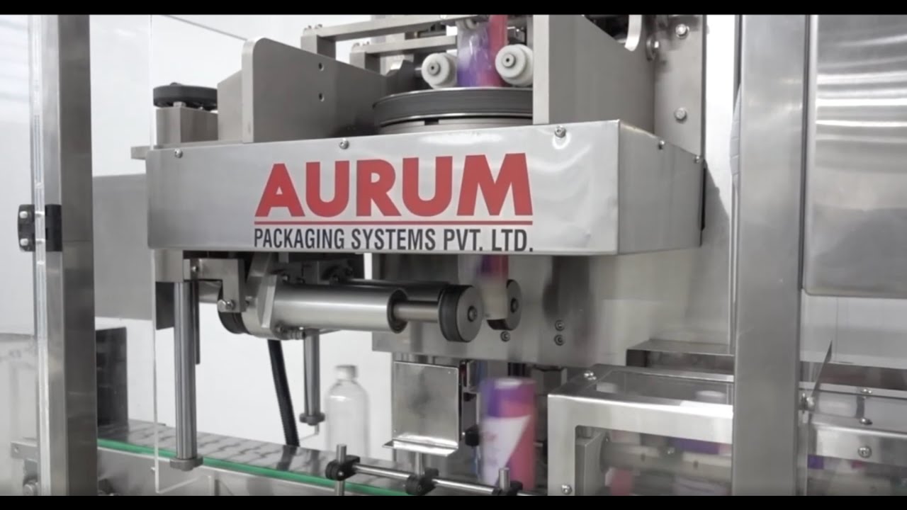 High Speed Shrink Sleeve Label Applicator | Aurum Packaging Systems - Technoshell