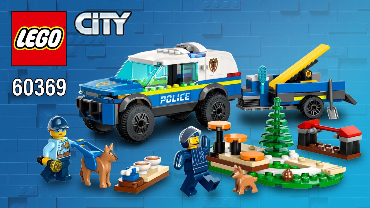 LEGO® City Mobile Police Dog Training (60369)[197 pcs] Building Instructions | Top Brick Builder