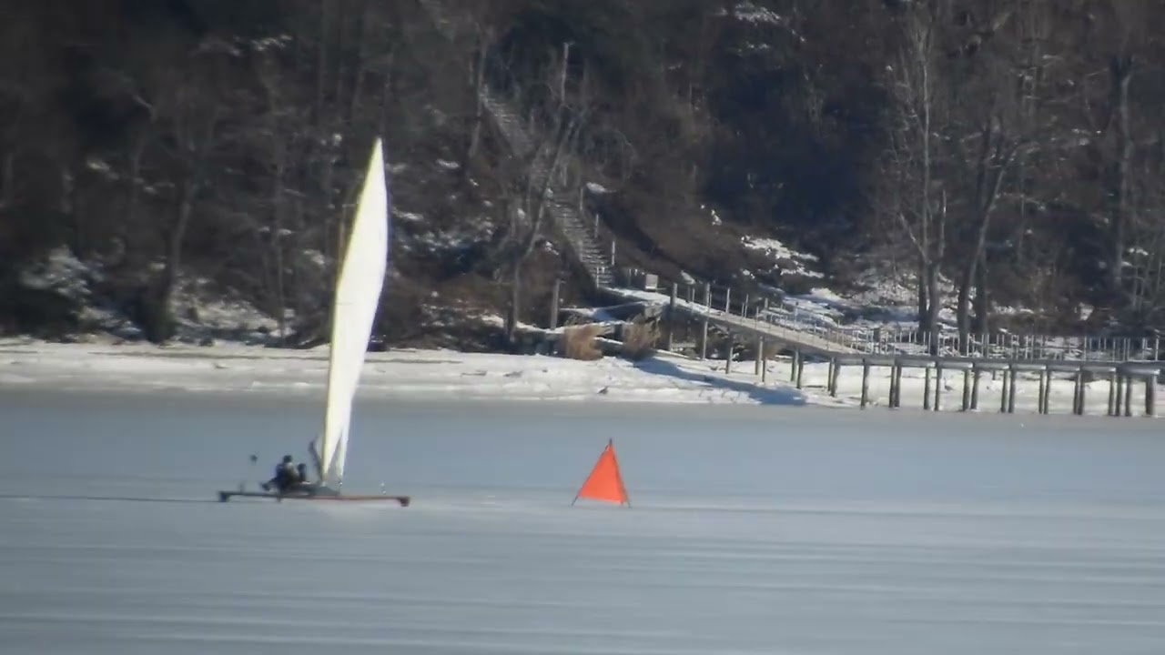 A Class stern steerers racing on the Navesink River, Red Bank, NJ February 9, 2026