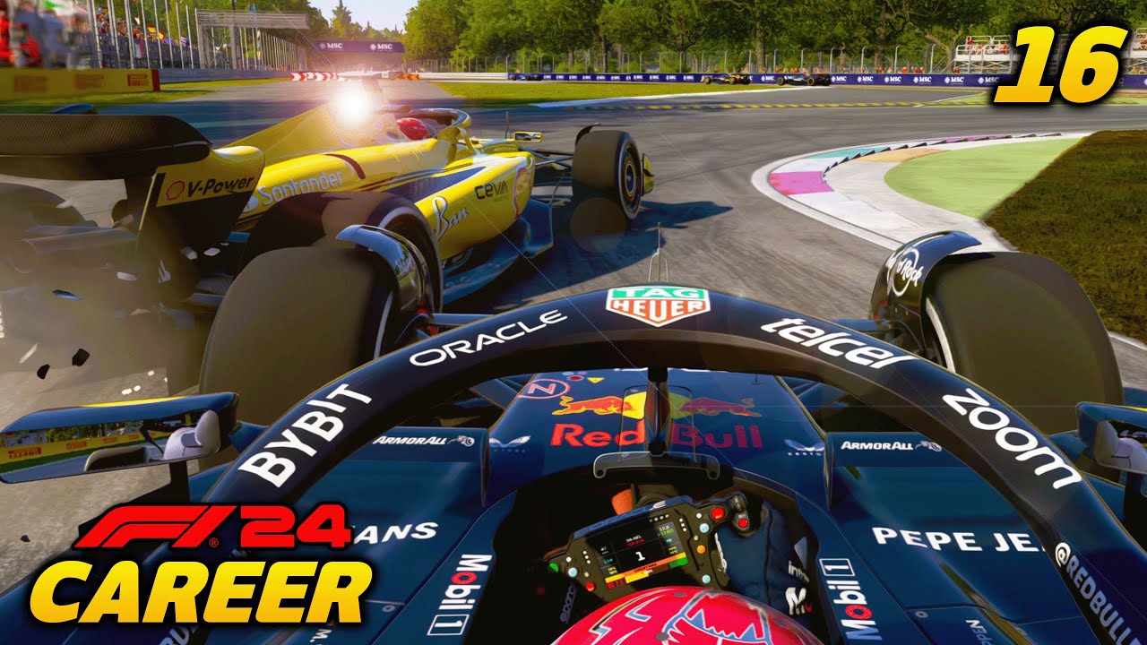CALLED BY ZAK BROWN. STUNNING MONZA FINISH  - F1 24 Career Mode: Part 16