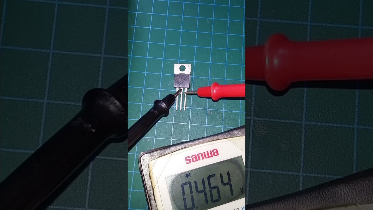 Cara Cek Mosfet IRFZ44N Dengan Avometer Digital