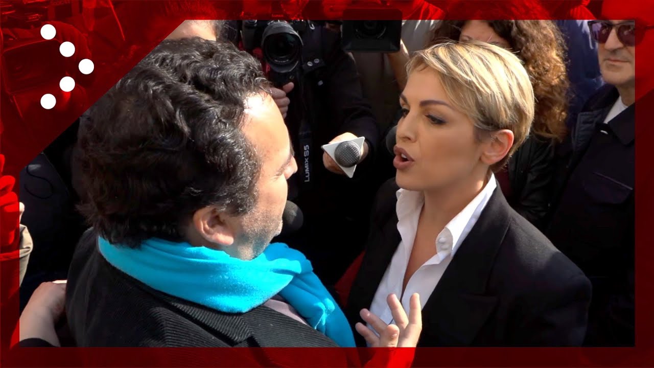 Milano, battibecco tra Francesca Pascale e Piero Ricca: i due quasi vengono alle mani