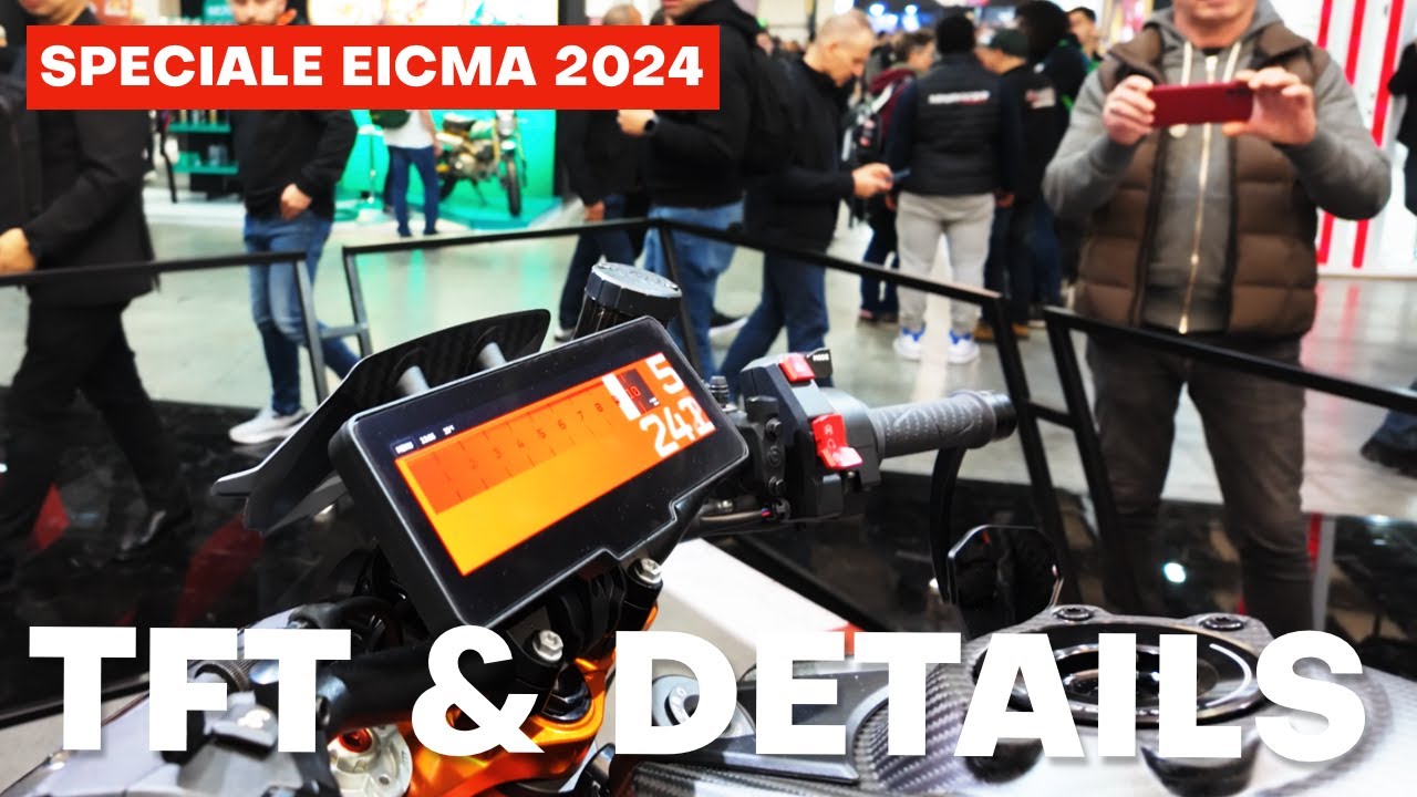 KTM DUKE 990 R 2025 TFT Display, Details and Powerparts | EICMA 2024