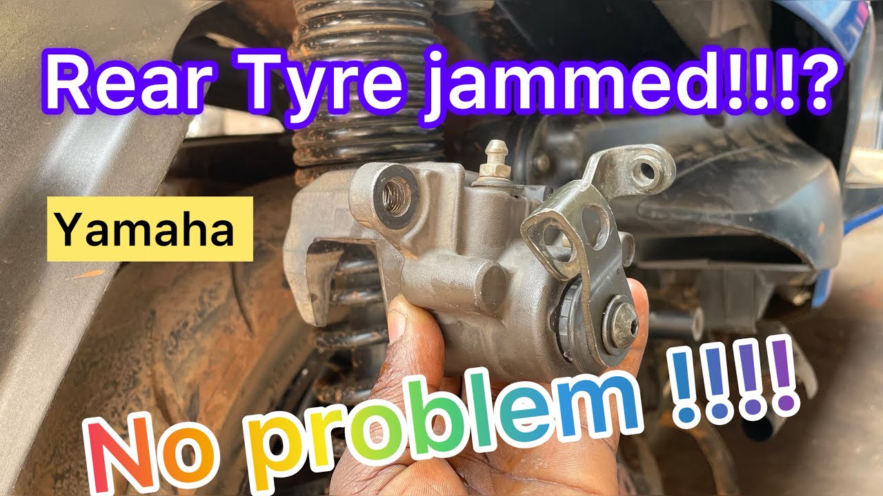 Rear brake jammed!! : brake caliper restoration and rebuild for Yamaha grand majesty/Maxam/4d9 sg20j