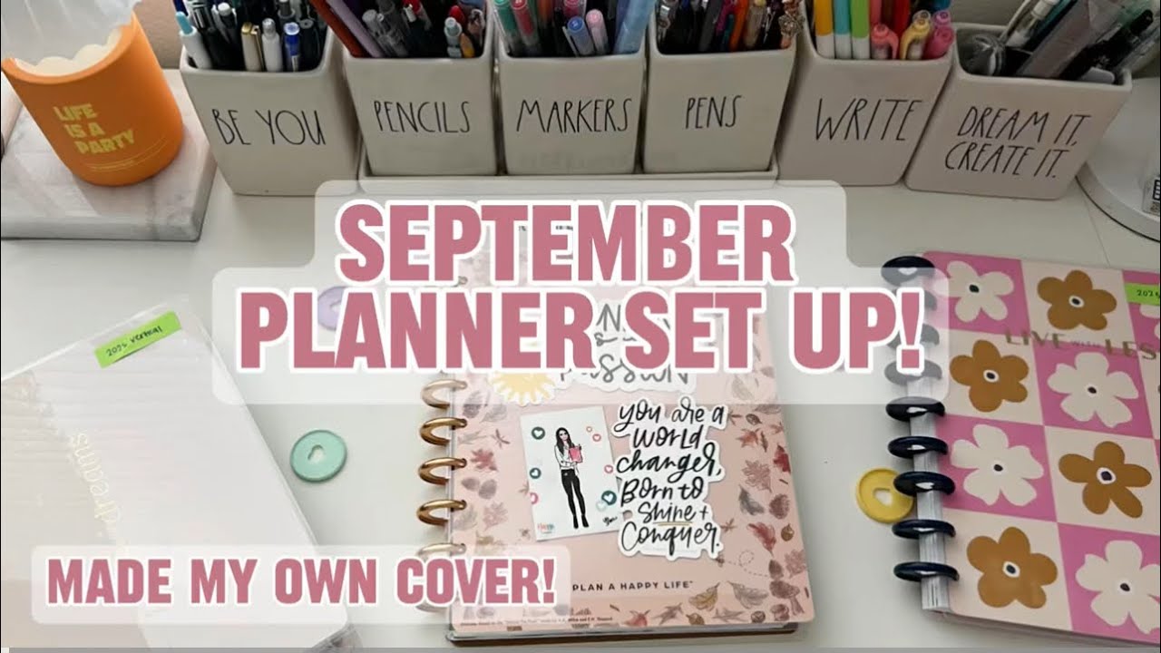 SEPTEMBER PLANNER SET UP!
