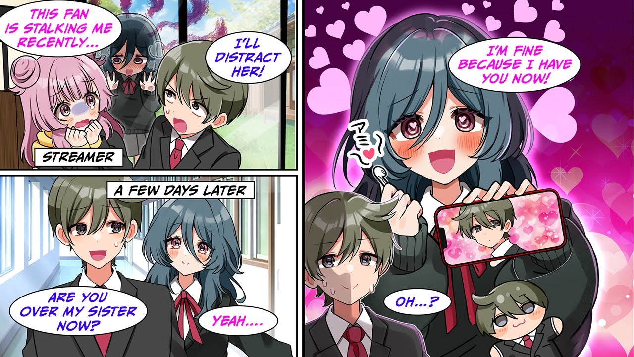 [Manga Dub] A mentally unstable fan obsessively stalks my stepsister, who is a popular streamer